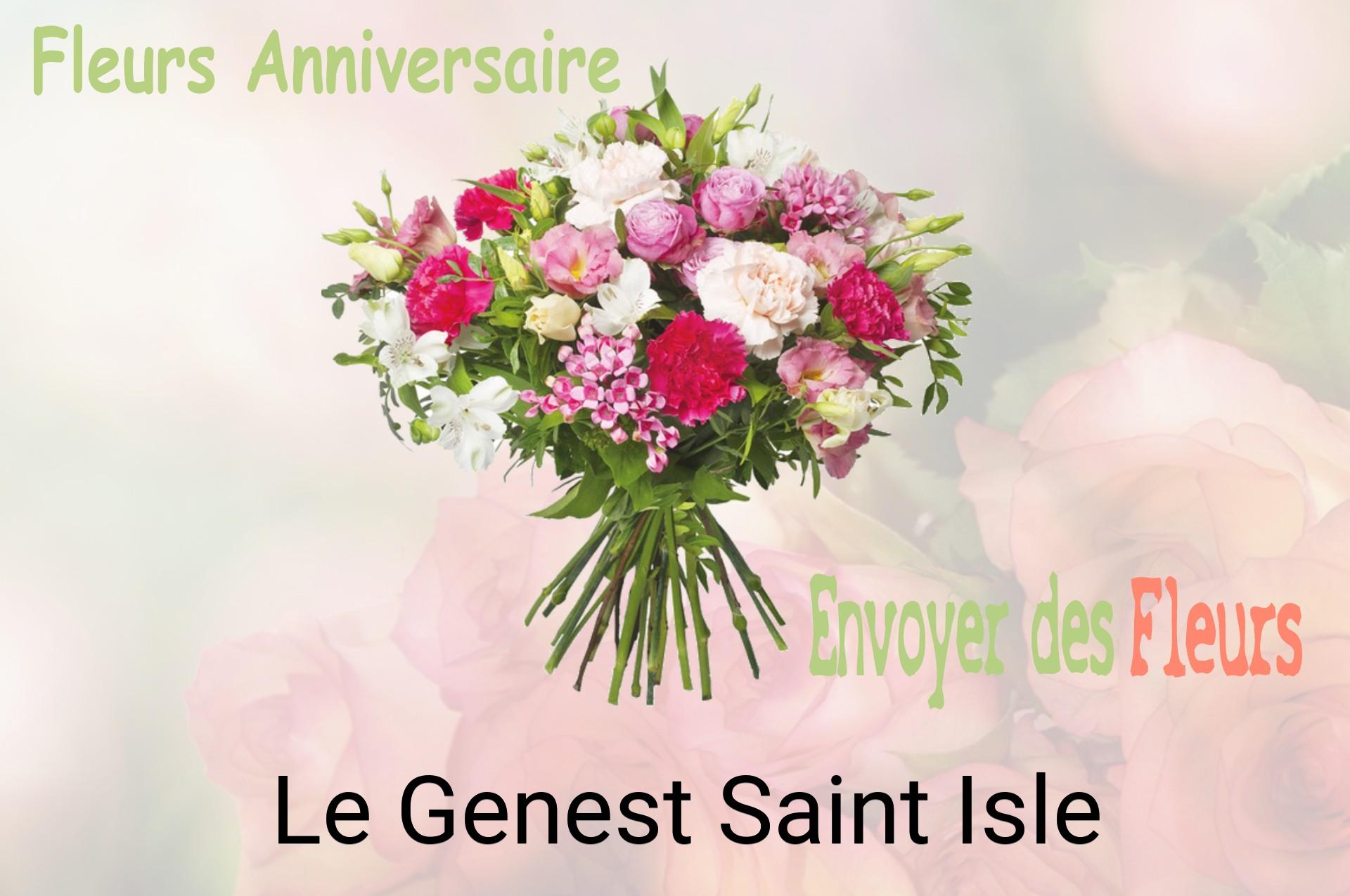 Bouquet de fleurs d’anniversaire livré à Le Genest-Saint-Isle