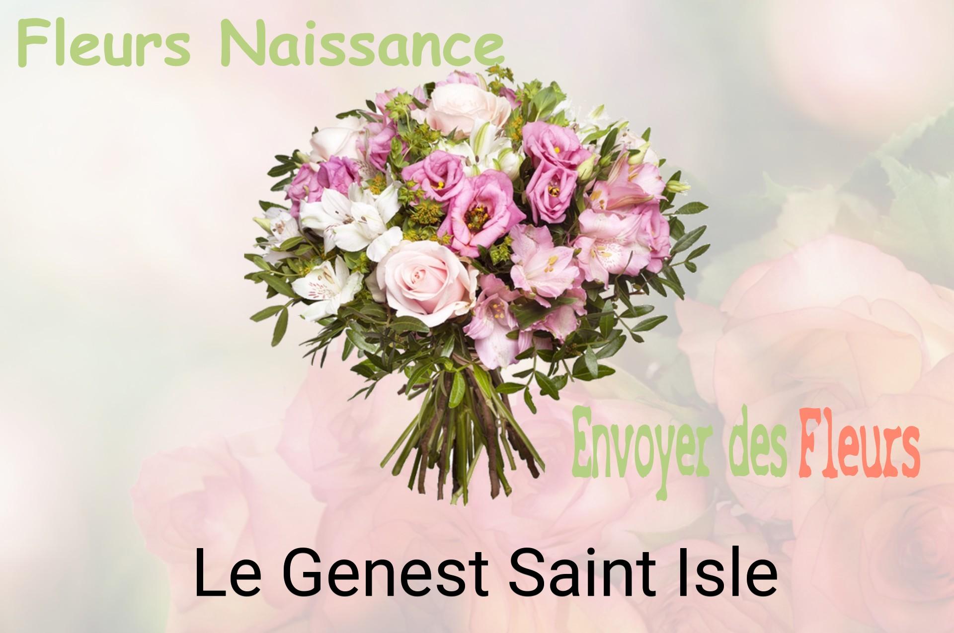 Bouquet de fleurs de naissance livré à Le Genest-Saint-Isle